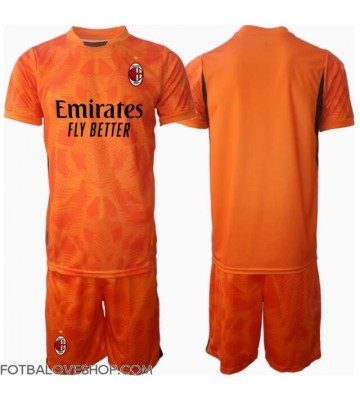 AC Milan Brankářské Dětské Venkovní Dres 2024-25 Krátký Rukáv (+ trenýrky)